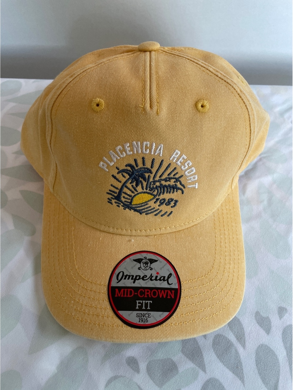 Imperial Placencia Resort Peach Golf Hat The Argonaut Snapback New OSFA